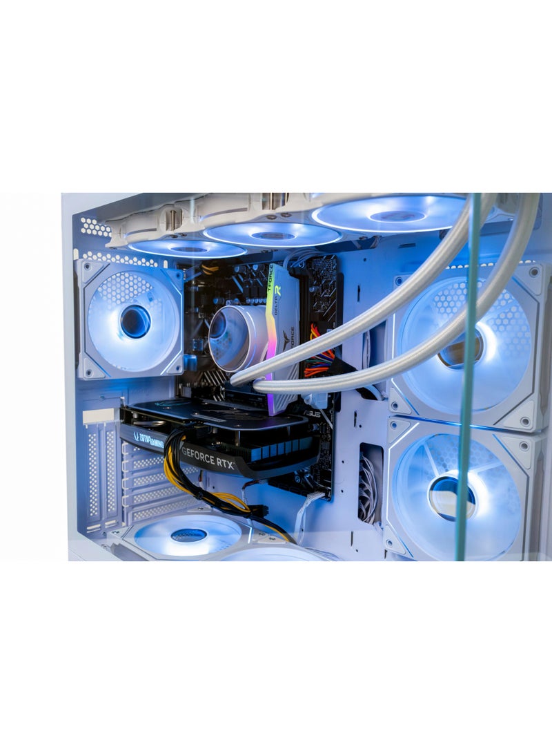 Setup Master Gaming PC With Intel Core i5-12400F Processor/16GB RAM DDR5/1TB SSD/Nvidia GeForce RTX 3050 Graphics Card/Windows 11 Pro/ White  - Image 3