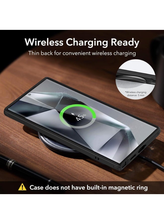 اي اس ار For Samsung Galaxy S24 Ultra Case, Kickstand S24 Ultra Cover with 3 Stand Modes, Military-Grade Drop Protection, Shockproof Slim Phone Case with Patented Kickstand, Boost Series black - Image 3