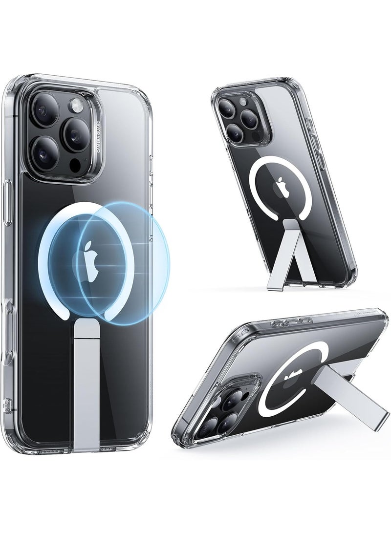 اي اس ار For iPhone 16 Pro Max Case with Stand, Camera Control Compatible with MagSafe, Magnetic Kickstand Case for iPhone 16 Pro Max, Military-Grade Protection Shockproof Case, Boost Series clear - Image 1