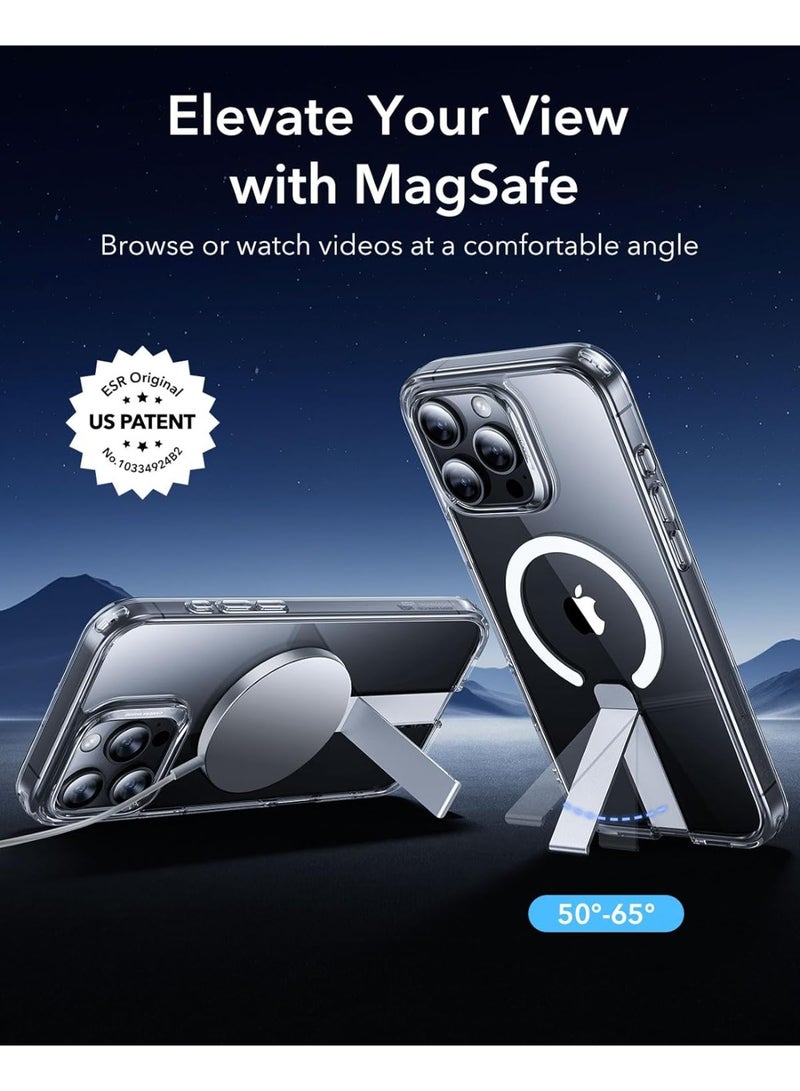 اي اس ار For iPhone 16 Pro Max Case with Stand, Camera Control Compatible with MagSafe, Magnetic Kickstand Case for iPhone 16 Pro Max, Military-Grade Protection Shockproof Case, Boost Series clear - Image 2