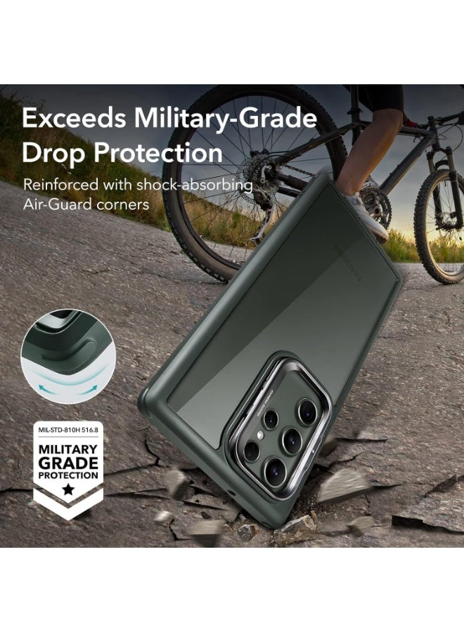 ESR Shock Armor Kickstand Case, Compatible with Samsung S23 Ultra, 1 Screen Guard green - Image 5