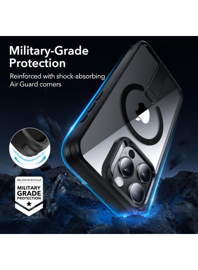 اي اس ار For iPhone 15 Pro Max Case,Compatible with MagSafe,Fully Adjustable Flickstand,Military-Grade Drop Protection,Slim Back Cover with Patented Kickstand, Boost Series black - Image 4