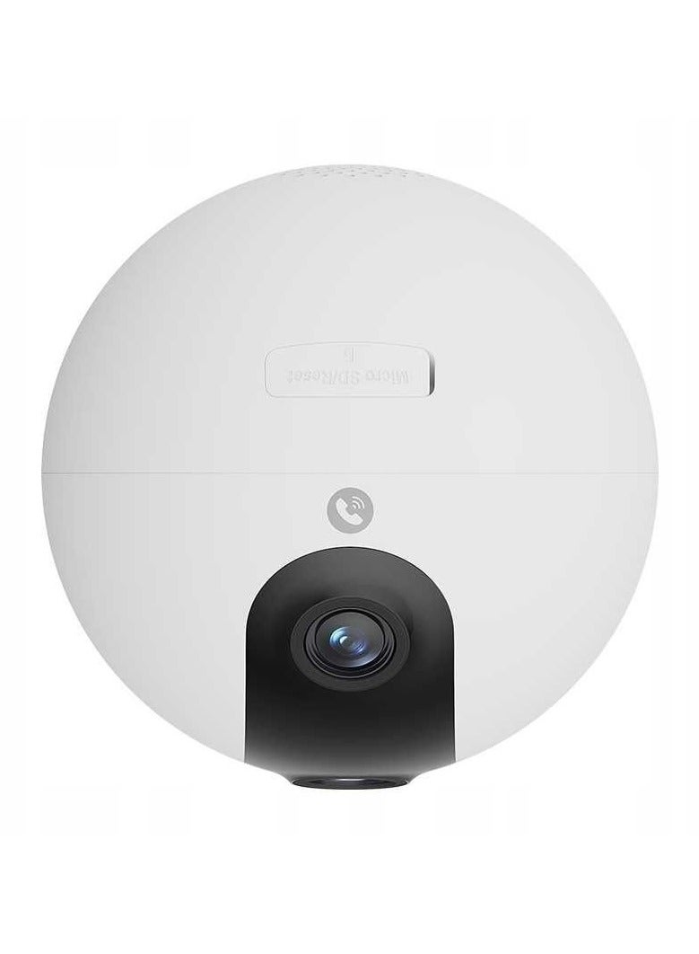 EZVIZ C60P Dual Mix 2K Dual-Lens Smart Wi-Fi Camera, 360° Panoramic View, AI Human Shape Detection, Smart Tracking, IR Night Vision (10m), H.265 Compression, 2-Way Audio, Bluetooth Pairing, Dual-Band Wi-Fi 6, Supports MicroSD (Up to 512GB), Type-C Power, No Subscription Fee, CE/UL Certified  - Image 4