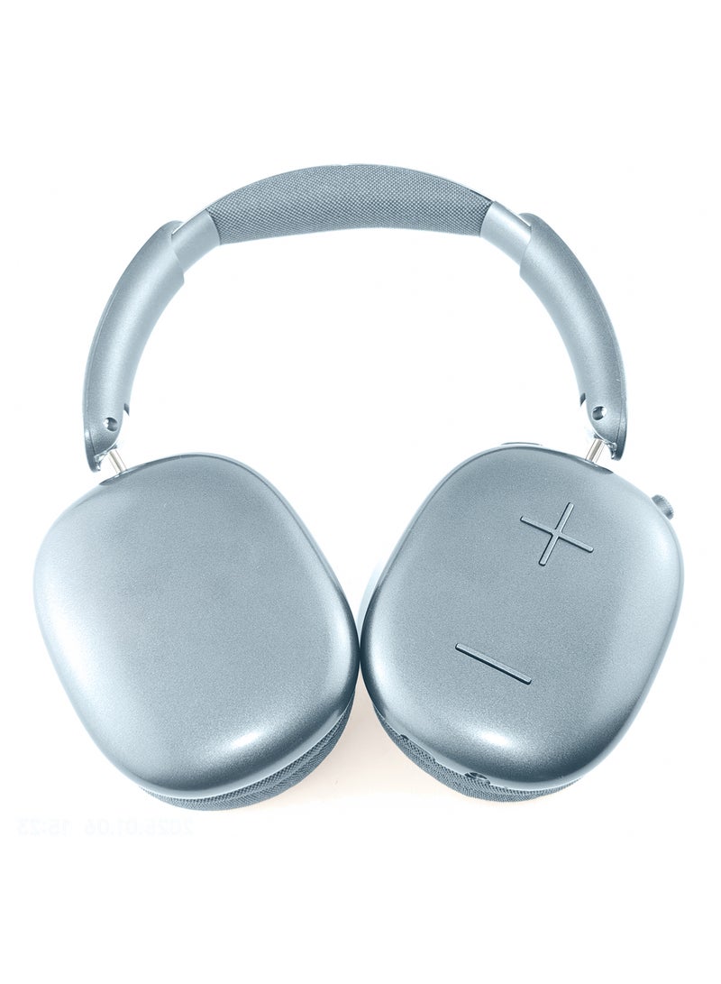 MARGOUN Air Max Pro Wireless Over Ear Headphones with Active Noiose Cancellation and Built-in Mi, Comfortable and Lightweight - Blue blue  - Image 5
