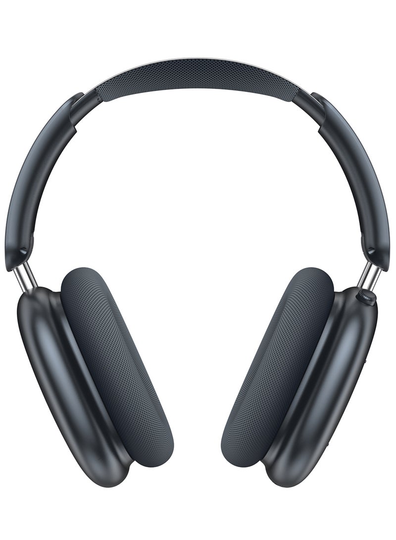 MARGOUN Air Max Pro Wireless Over Ear Headphones with Active Noiose Cancellation and Built-in Mi, Comfortable and Lightweight - Midnight Midnight  - Image 1