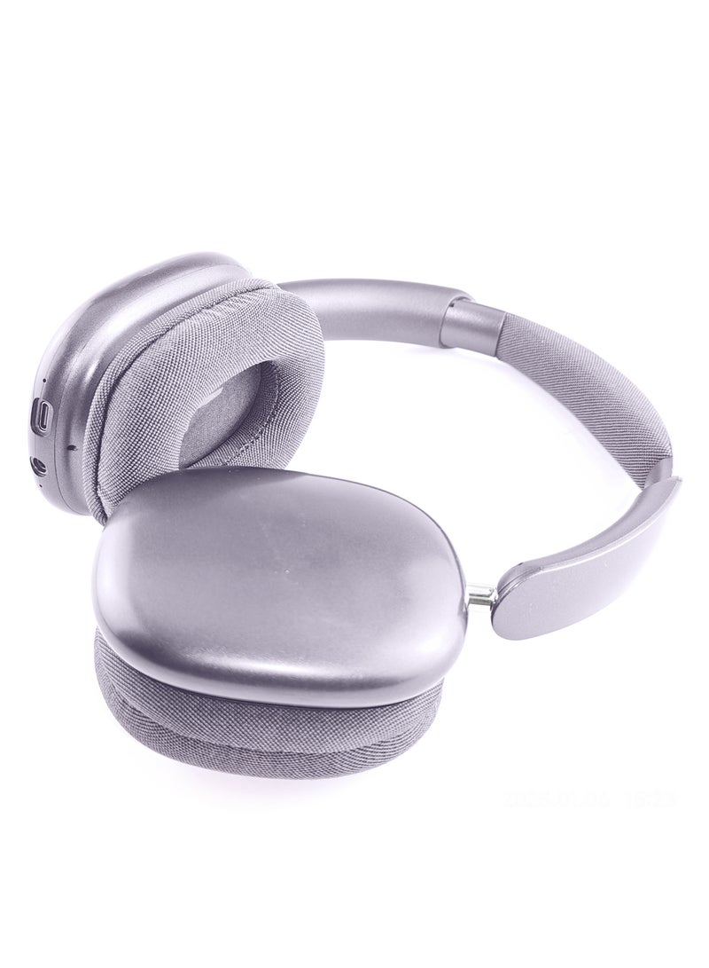 MARGOUN Air Max Pro Wireless Over Ear Headphones with Active Noiose Cancellation and Built-in Mi, Comfortable and Lightweight - Purple purple  - Image 5