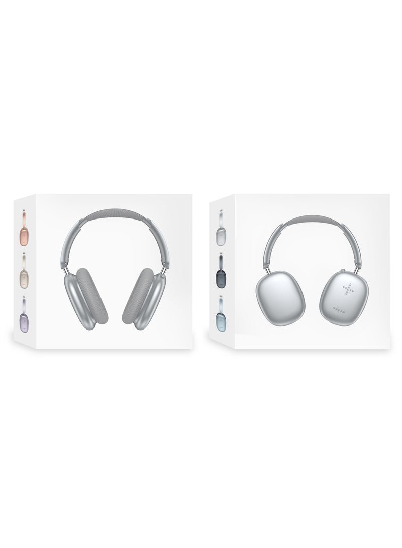 MARGOUN Air Max Pro Wireless Over Ear Headphones with Active Noiose Cancellation and Built-in Mi, Comfortable and Lightweight - Starlight Starlight  - Image 4