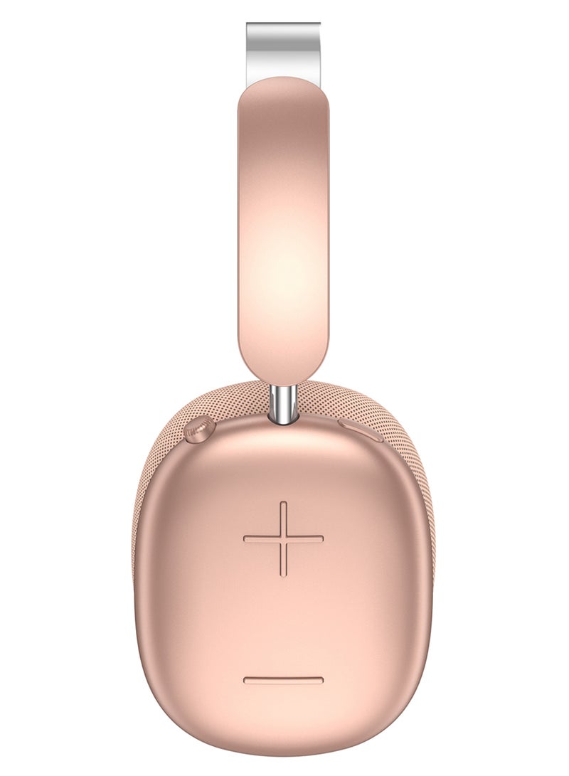 MARGOUN Air Max Pro Wireless Over Ear Headphones with Active Noiose Cancellation and Built-in Mi, Comfortable and Lightweight - Orange orange  - Image 2