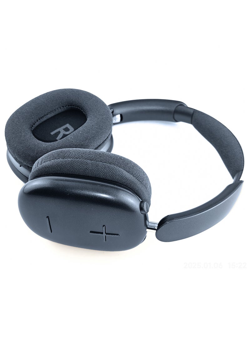 MARGOUN Air Max Pro Wireless Over Ear Headphones with Active Noiose Cancellation and Built-in Mi, Comfortable and Lightweight - Midnight Midnight  - Image 5