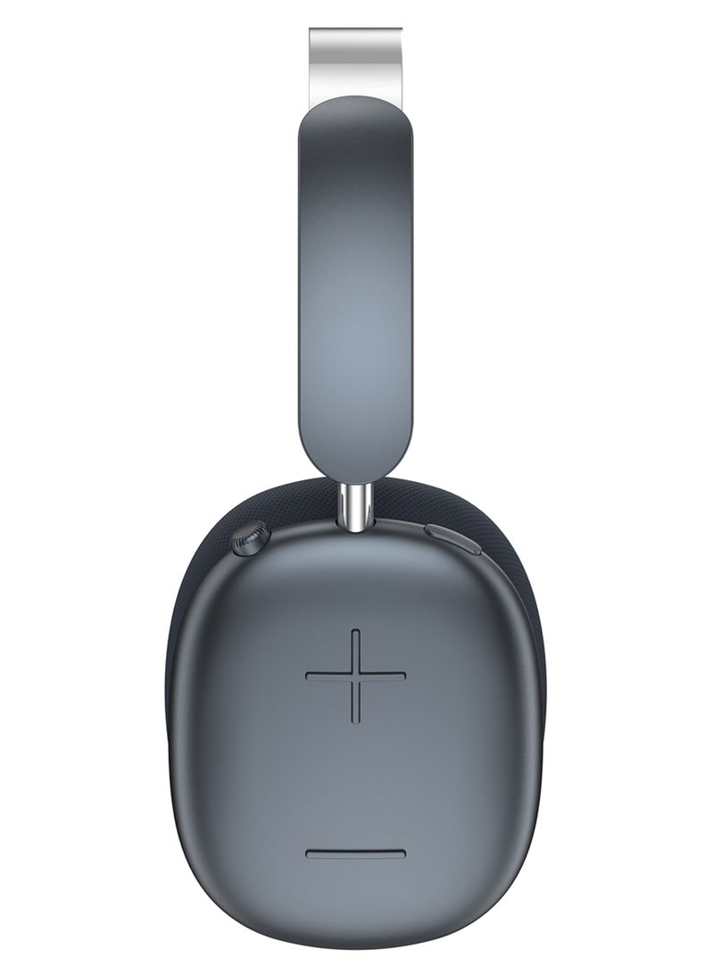 MARGOUN Air Max Pro Wireless Over Ear Headphones with Active Noiose Cancellation and Built-in Mi, Comfortable and Lightweight - Midnight Midnight  - Image 2