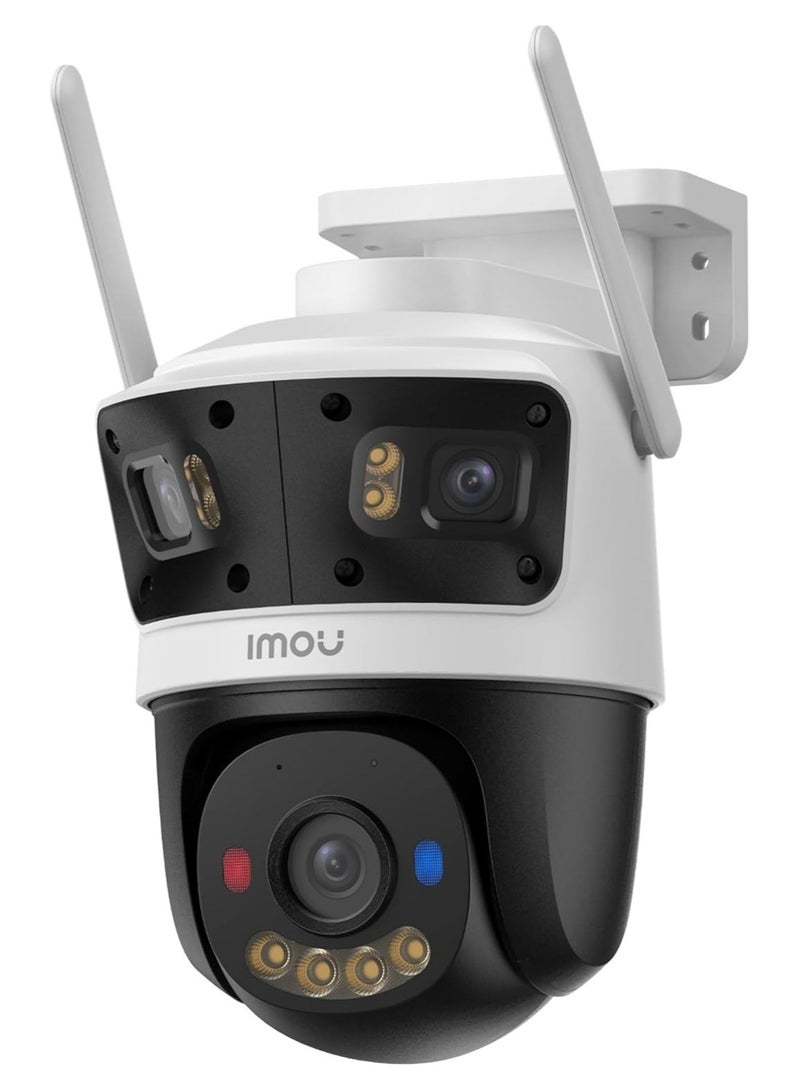 IMOU Cruiser Triple 11MP Outdoor Wi-Fi Camera, Triple Lens (5MP PTZ + 2×3MP Fixed), 355° Pan & 90° Tilt, Smart AI Human/Vehicle Detection, Color Night Vision with IR & Dual LED, 1TB Dual MicroSD Support, 2-Way Audio, IP66 Weatherproof, Wi-Fi 6, Mobile App Control (iOS/Android) | IPC-S7UP-11M0WED  - Image 1