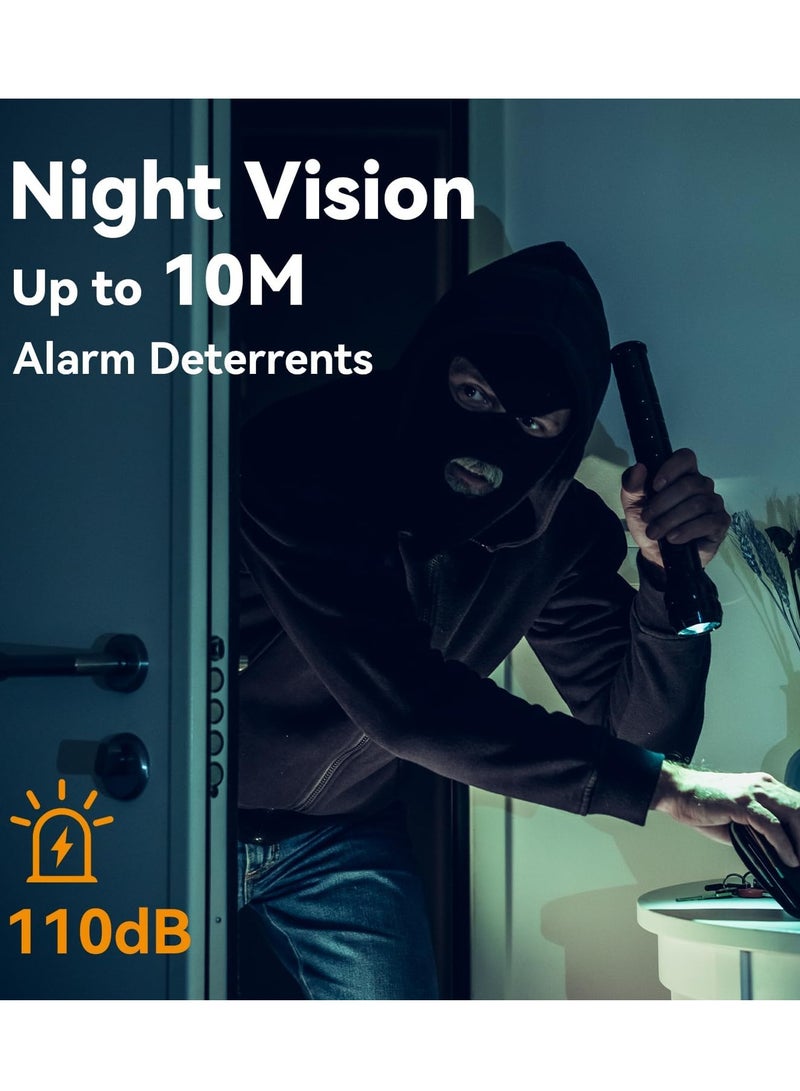 IMOU 2K Ranger 2 3MP Indoor WiFi QHD Live Cam, 8x Digital Zoom, Motorized Pan and Tilt with 360° Coverage View, Accurate Human and Pet Detection, Smart Night Vision (Up to 10m), Privacy Mode, Smart Tracking, Two-Way Talk, MicroSD Slot (up to 256 GB)  - Image 3