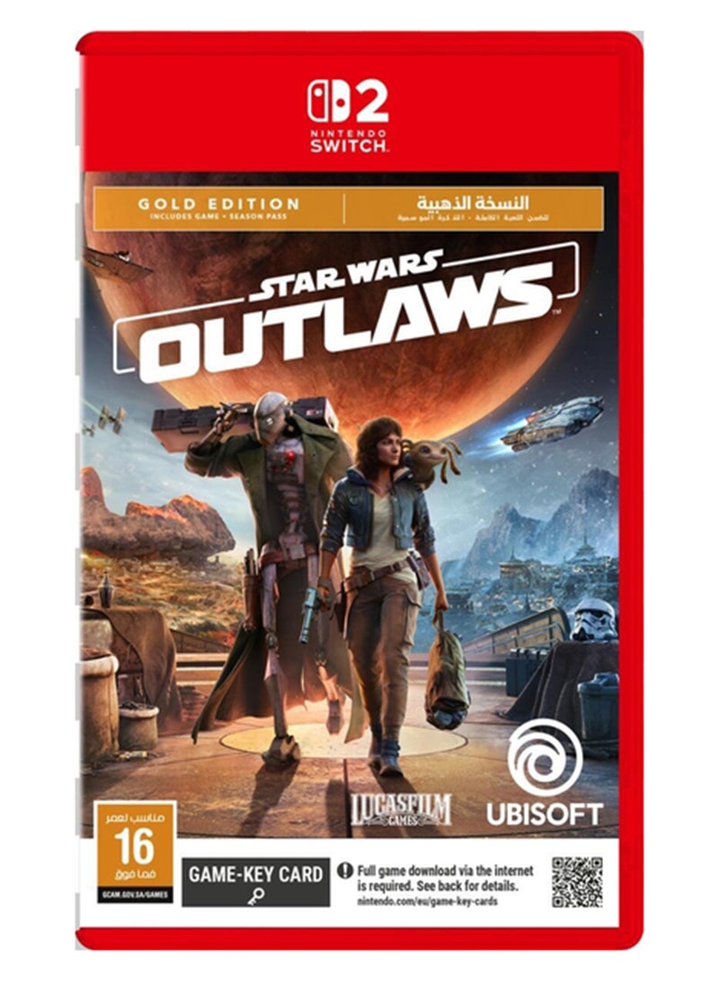 SWITCH 2  Star Wars Outlaws Gold Edition - Action & Shooter - Nintendo Switch