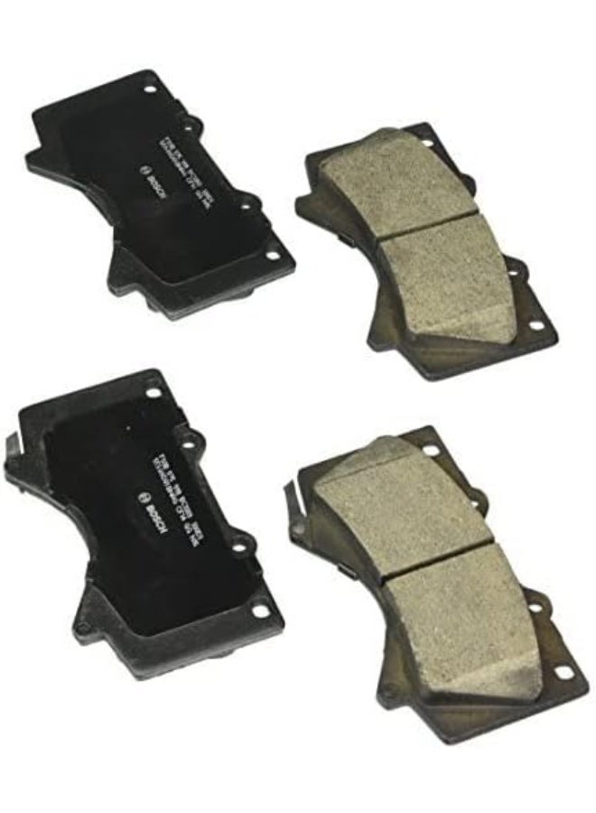 BOSCH Bc1303 Quietcast Premium Ceramic Disc Brake Pad Set - Compatible With Select Lexus Lx570; Toyota Land Cruiser, Sequoia, Tundra; Front - Image 2