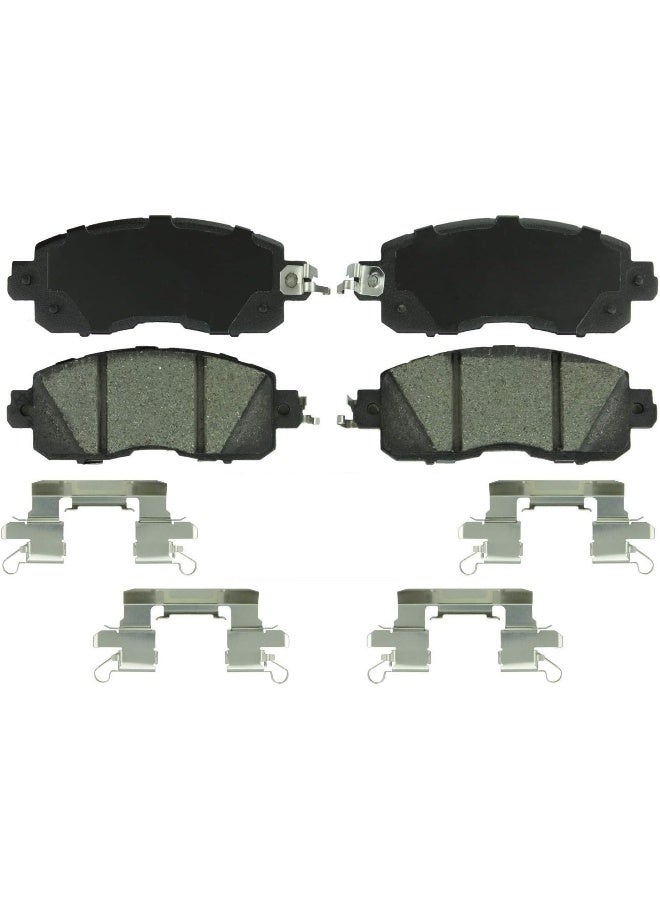 بوش مجموعة وسادات الفرامل السيراميكية Bc1650 Quietcast المتميزة - Image 2