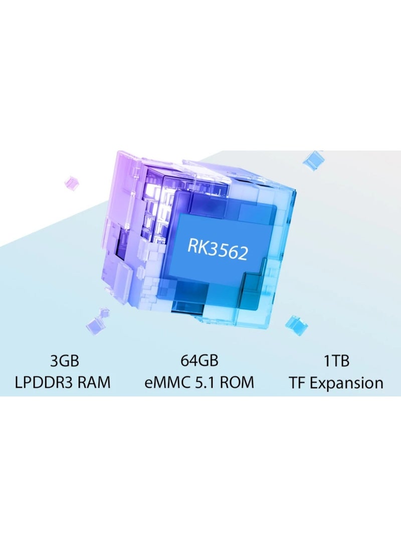 بلاكفيو تاب 50 للأطفال واي فاي 6 جيجابايت (3+3 جيجابايت) ذاكرة عشوائية 64 جيجابايت أزرق فوار دولي - Image 5