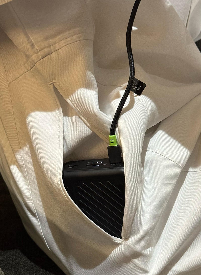 جوي باور بانك سينقي ميني 20 بلس | سعة 20000 ملّي أمبير | شحن سريع PD بقوة 20 واط | 3 منافذ إخراج ( 2xType-C و 1 USB-A) | مدمج وخفيف الوزن | متوافق مع جي تاق 20000 mAh - Image 4