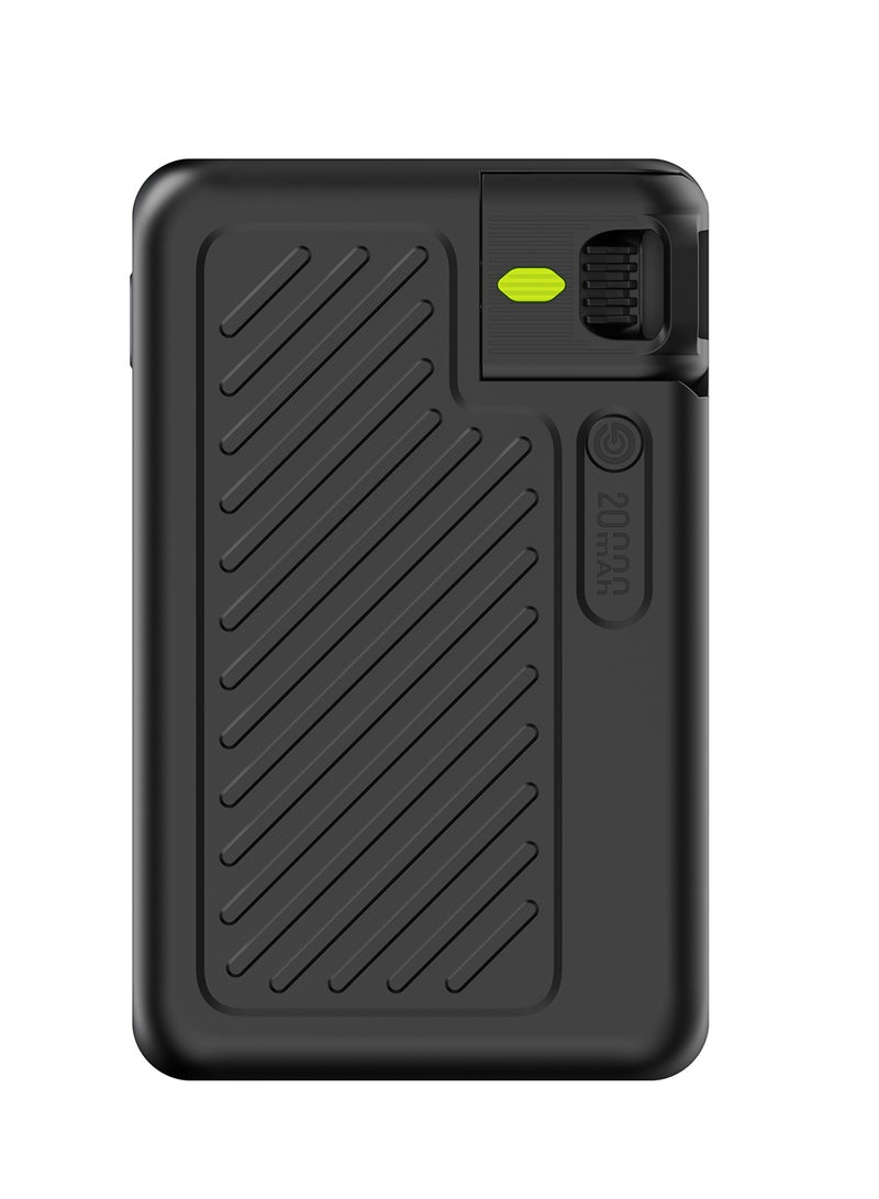 جوي باور بانك سينقي ميني 20 بلس | سعة 20000 ملّي أمبير | شحن سريع PD بقوة 20 واط | 3 منافذ إخراج ( 2xType-C و 1 USB-A) | مدمج وخفيف الوزن | متوافق مع جي تاق 20000 mAh - Image 1