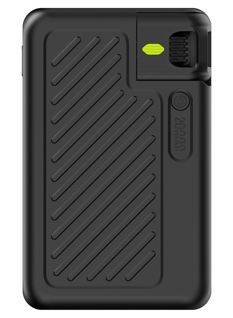 جوي باور بانك سينقي ميني 20 بلس | سعة 20000 ملّي أمبير | شحن سريع PD بقوة 20 واط | 3 منافذ إخراج ( 2xType-C و 1 USB-A) | مدمج وخفيف الوزن | متوافق مع جي تاق - Image 1