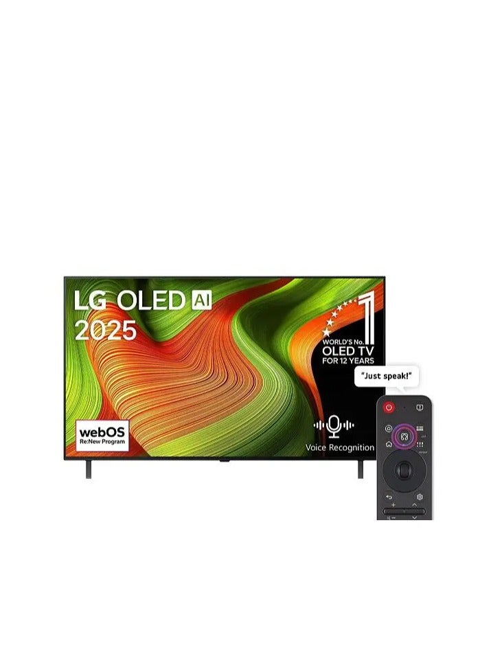 إل جي 55 inch OLED 4K Smart TV Black OLED55B56LA black - Image 1