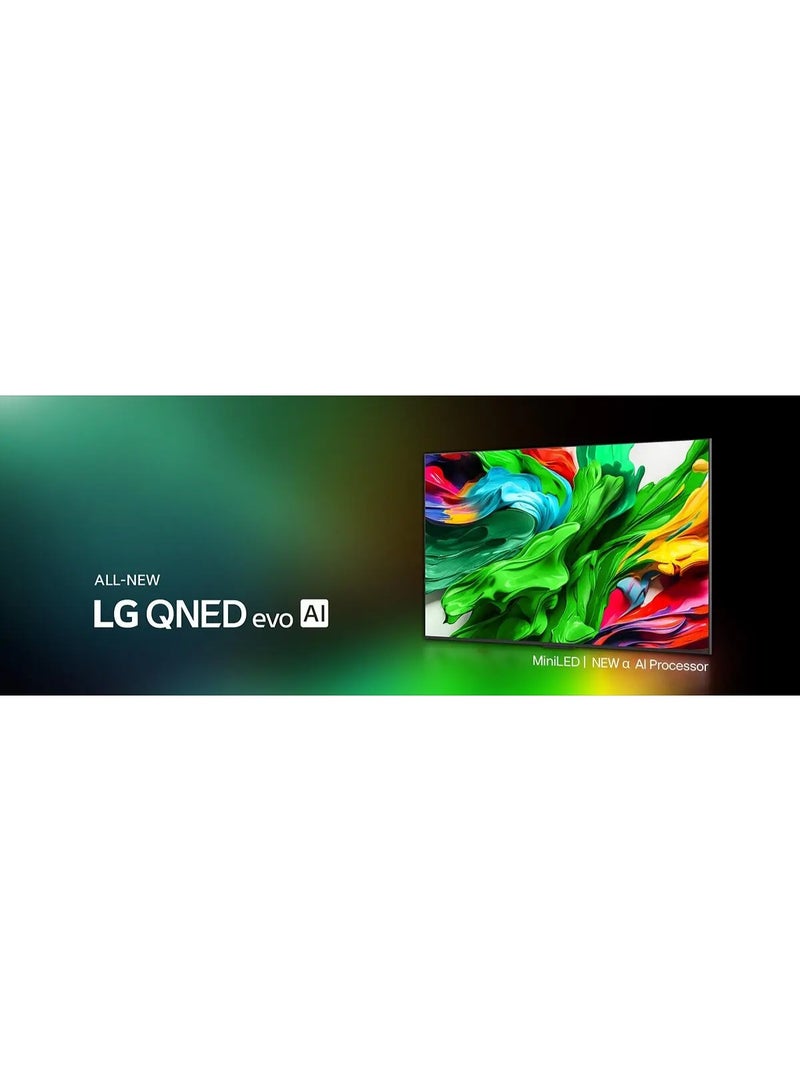 إل جي 100 inch  Mini LED 4K Smart TV AI 144 Hz VRR 100QNED86A6 black - Image 2