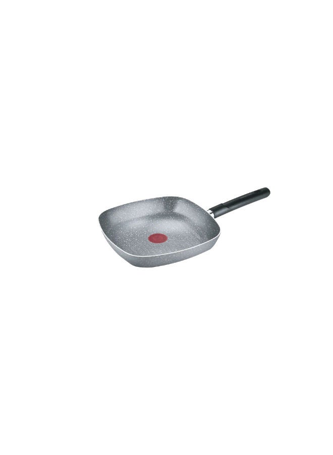 تيفال Natural Cook Square Grill - Grey 26cm