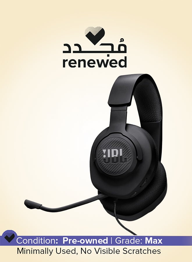 جي بي إل Renewed - Quantum 100M2 Wired Over-Ear Gaming Headset black - Image 1
