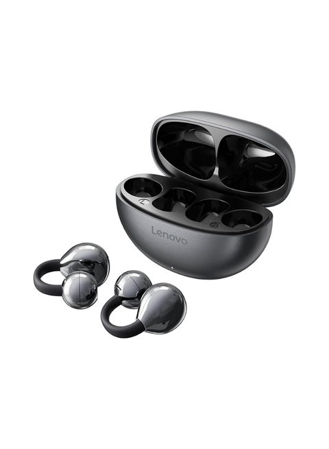T410 Wireless Earphones, Bluetooth Earbuds, Futuristic Aesthetic Design, Feather-Like Wearing, Open-Ear Listening, Long Battery Life, iOS And Android Grey