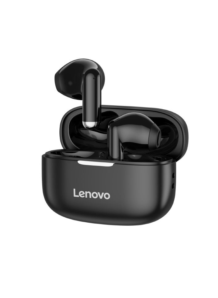 Lenovo EA110 TWS bluetooth 5.4 Earphone Wireless Earbuds 24H battery life Noise Reduction Type-C Black - Image 1