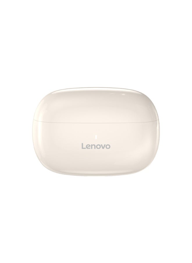 Lenovo TA210 In-Ear Wireless Earbuds, Bluetooth 5.4 Headphones, Active Noise Cancellation, USB-C Charging，13mm Drivers , Wireless Earbuds With Replacement Eartips Moon Rock White - Image 2