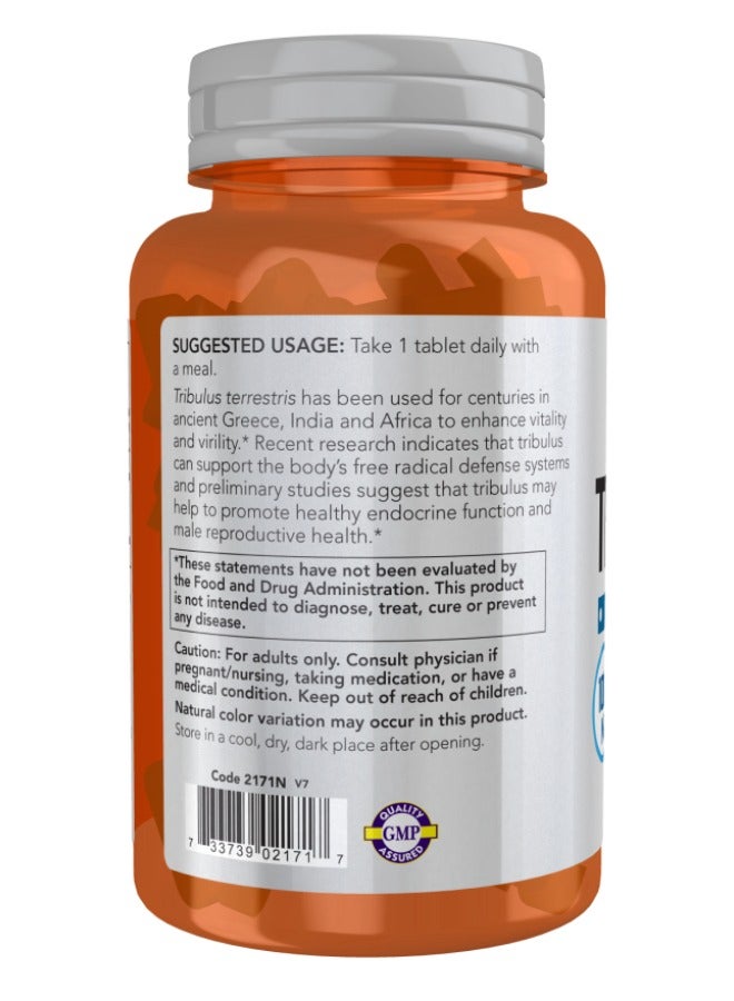 Now Foods Now Sports, Tribulus 1000 mg Tablets 90 Tablets - Image 3
