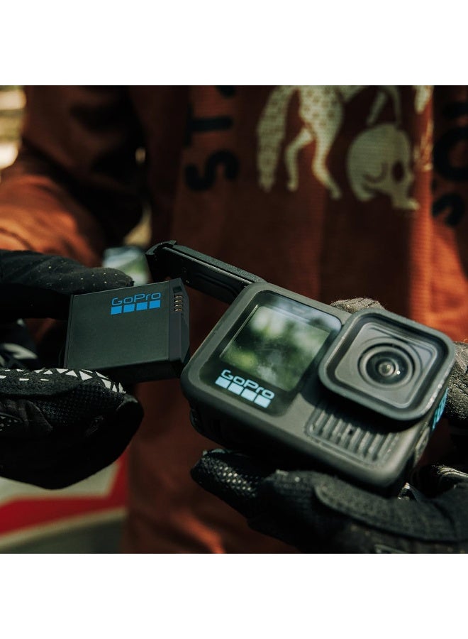 جو برو GoPro HERO13 Black - Waterproof Action Camera with 5.3K60 Video, 27MP Photo + Compatability with HB-Series Lenses + Sandisk 64GB SD Card + Slinger Case Cameras - Image 3