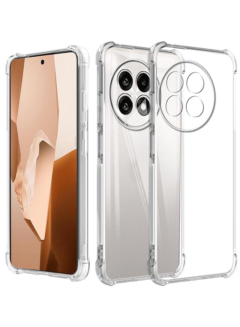 MARGOUN 2Packs TPU Gorilla Case Cover for OnePlus 13R 5G, Reinforced Corner Bumper Phoce Cover and Camera Protection Slim Fit Shockproof Flexible with Shockproof 3D Screen Protector - Clear Clear-2 - Image 4
