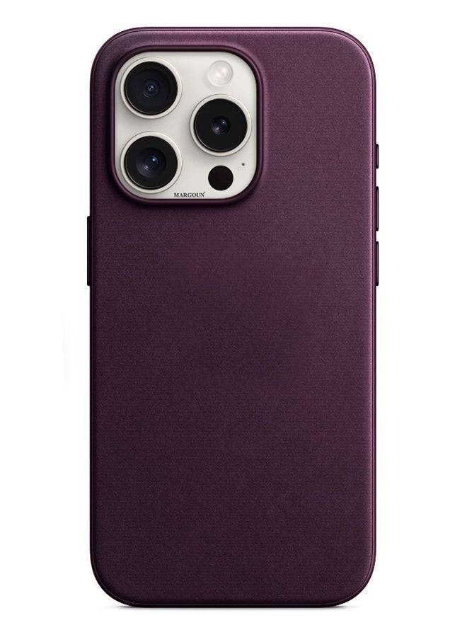 MARGOUN 3 Packs For iPhone 15 Pro Max Case and 2 Screen Protectors FineWoven Case with MagSafe Durable and Heavy Protection Cherry Cherry - Image 4