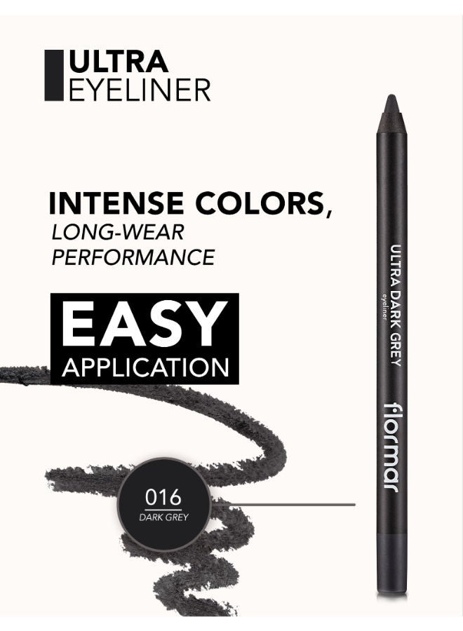 flormar Ultra Eyeliner 016 Dark Grey  - Image 4