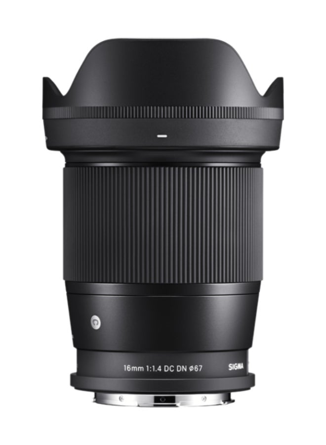 SIGMA 16Mm F1.4 Dc Dn | Contemporary F/Canon Rf-Mount black - Image 1