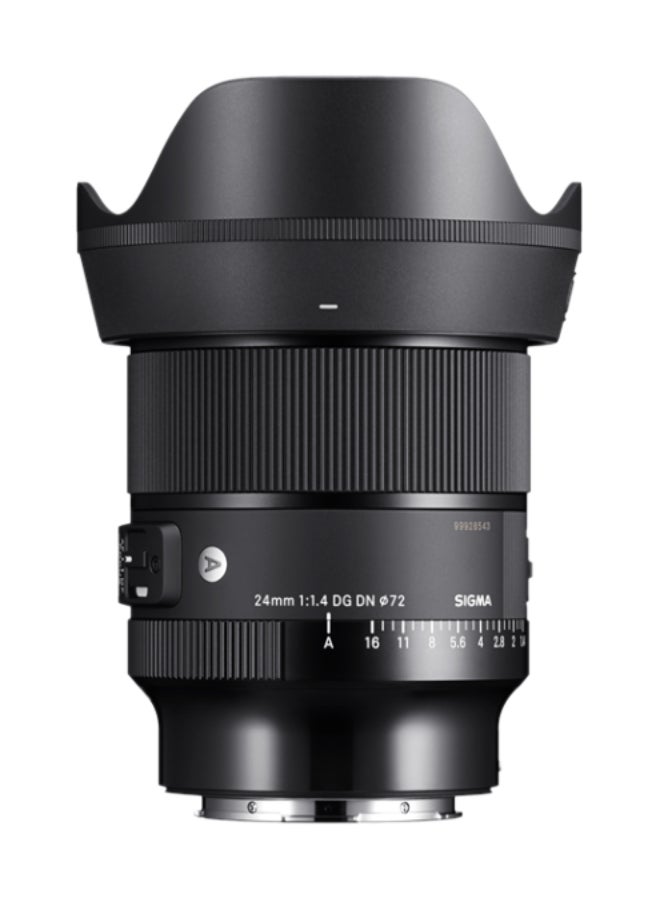 SIGMA 24Mm F1.4 Dg Dn ( A) F/Sony E-Mount black - Image 1