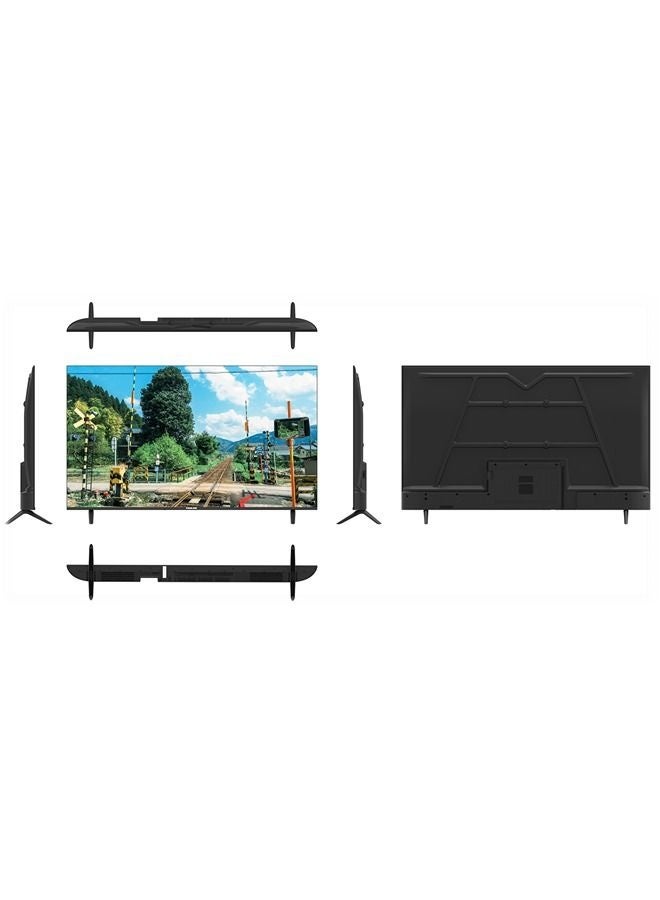 نيكاي 55" UHD 4K Smart TV, Operating System Tizen, 60Hz, built-in DVBT2/S2 tuners, Voice Control, Wi-Fi, Bluetooth, NetFlix, Youtube, Disney, Prime, Frameless Design, 2 Remotes, Model Year 2025, 2 Year Warranty, TZN55NK4KLED Black - Image 2