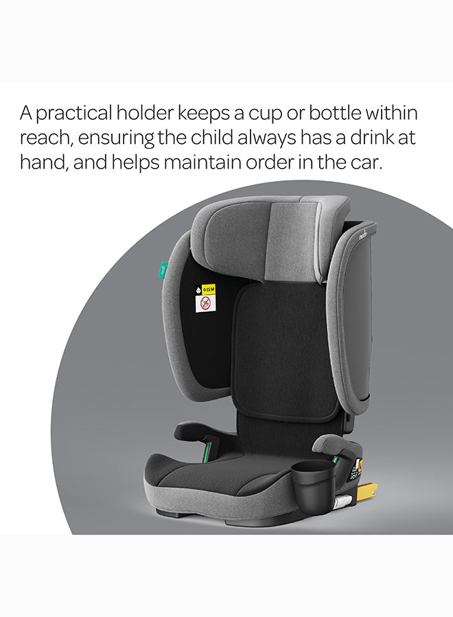 مون Folda Go  ECE R129  i-Size Foldable Car Seat with ISOFIX-Grey - Image 5