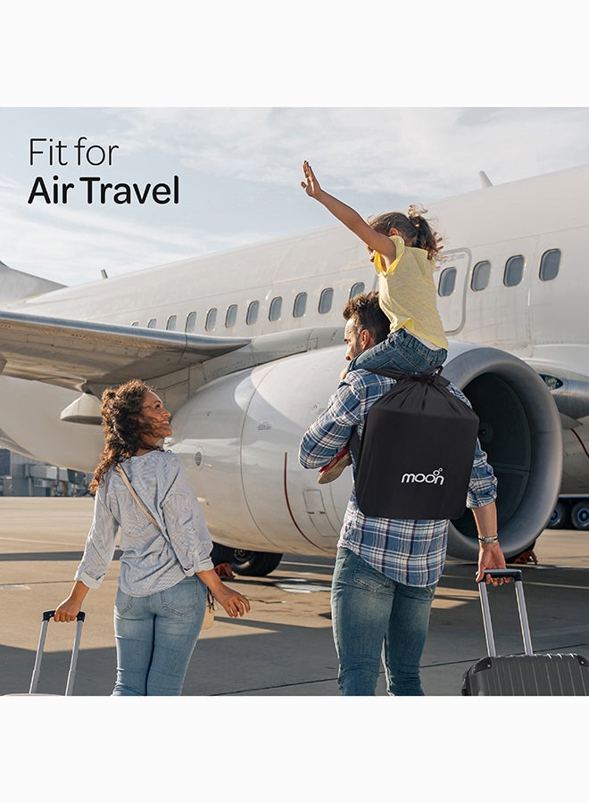 مون Folda Go  ECE R129  i-Size Foldable Car Seat with ISOFIX-Grey - Image 4