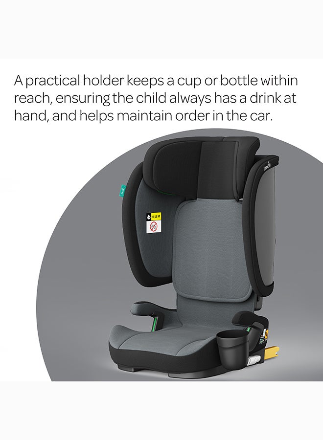 مون مقعد السيارة القابل للطي Folda Go ECE R129 i-Size مع ISOFIX - أسود - Image 4