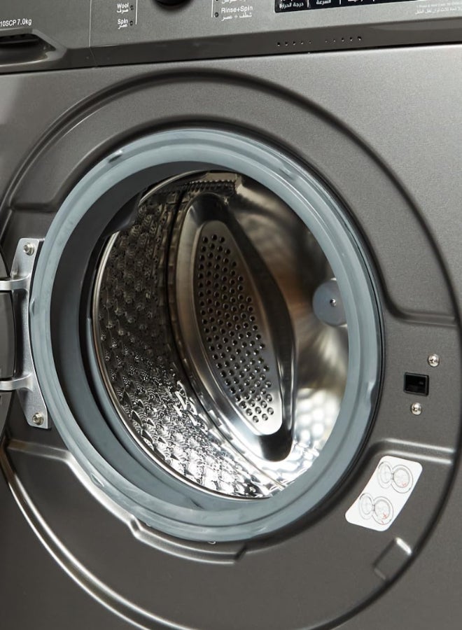 Admiral 7 kg Front‑Load Fully Automatic Washing Machine – 1000 RPM Spin, LED Display, Auto‑Restart, Anti‑Foam, 15 Wash Programs, Child‑Lock & Stainless Steel Drum – Model ADFW710SCP ADFW710SCP Silver - Image 5