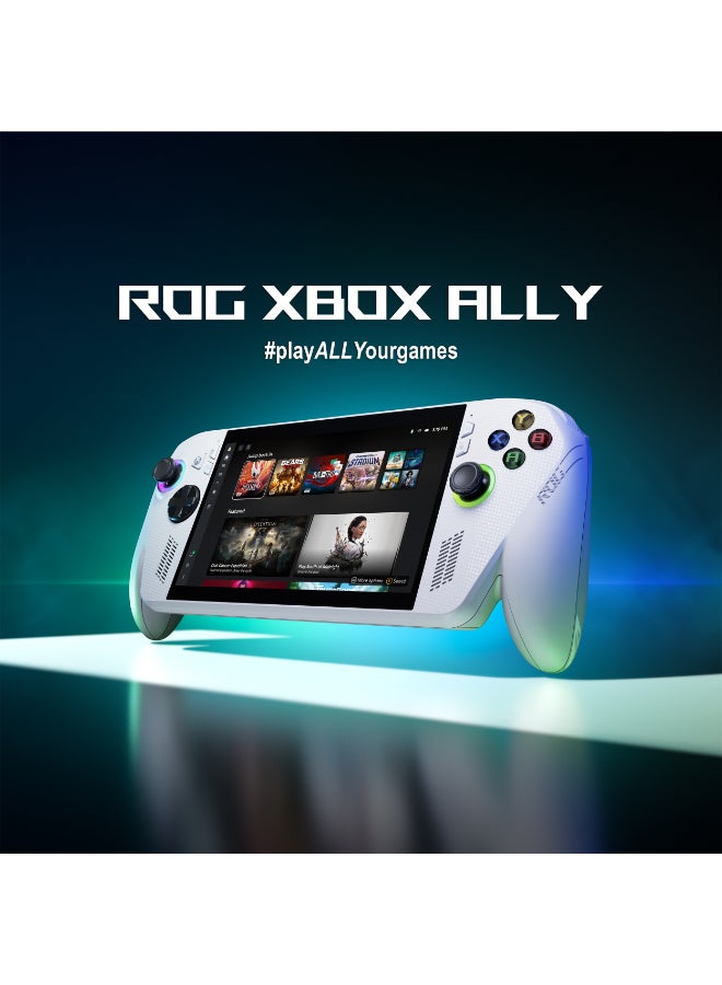 ASUS ROG ALLY XBOX Gaming Console With 7 Inch Full HD (1920X1080) Display 120Hz, AMD Ryzen Z2 A Processor/16GB RAM DDR5/512GB SSD/AMD Radeon Graphics/Windows 11 Home/Dolby Speaker TYPE C & Finger Print Sensor/ White - Image 2