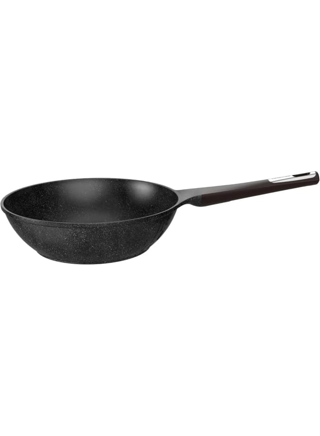 نيو فلام Neoflam Aeni Wok Pan 30cm – Black Marble - Image 1