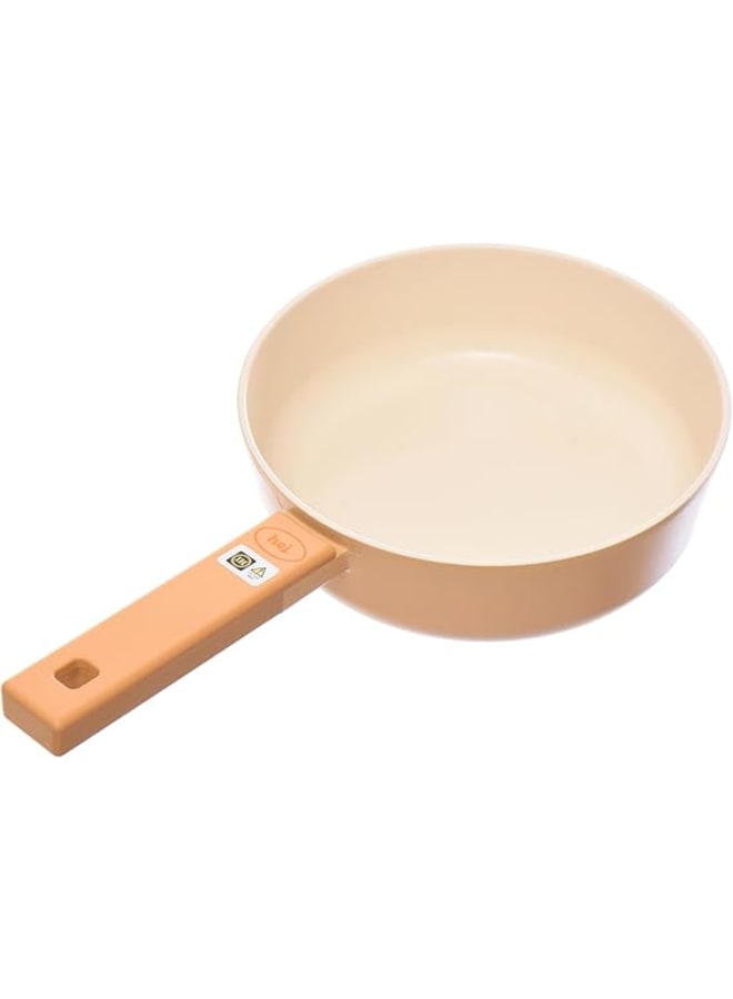 Neoflam Mini Wok 18cm With Glass Lid – Yellow - Image 2