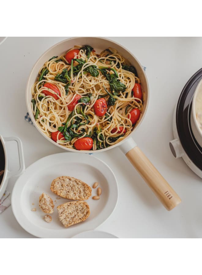 نيو فلام Neoflam Fika Granite Frypan 28Cm Off White - Image 3