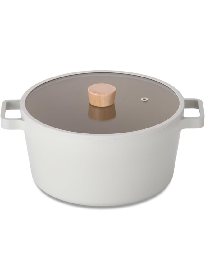 نيو فلام وعاء نيفولام فيكا من الألمنيوم المصبوب 26 سم مع غطاء زجاجي - Image 1