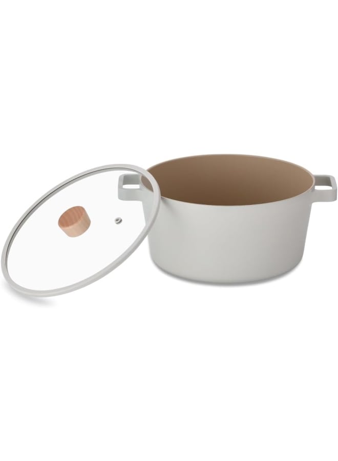 نيو فلام وعاء نيفولام فيكا من الألمنيوم المصبوب 26 سم مع غطاء زجاجي - Image 2