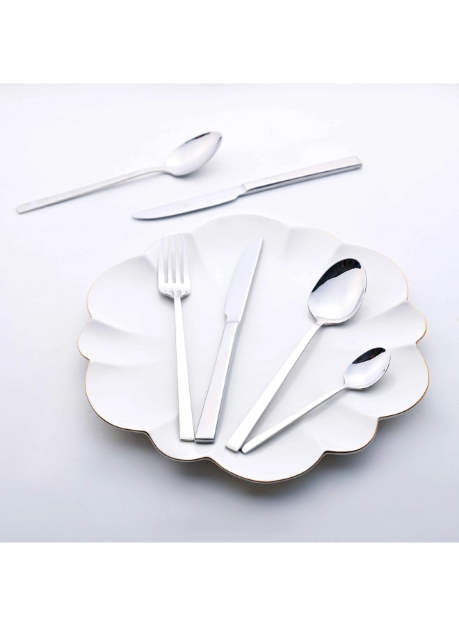 Neoflam Neoflam Stainless Steel Cutlery Set with Bubble Pattern – 24 Pieces 