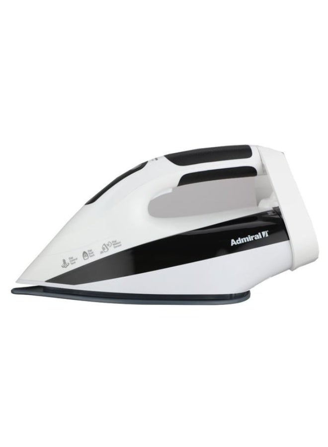 أدميرال مكواة بخار أدميرال مع خزان ماء – 2800 واط، سعة 330±10 مل، قاعدة غير لاصقة – طراز ADSI2800R1 - Image 2